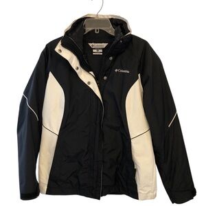 Size M Columbia Black and White Waterproof Blazing Star Gorpcore Jacket Skiing